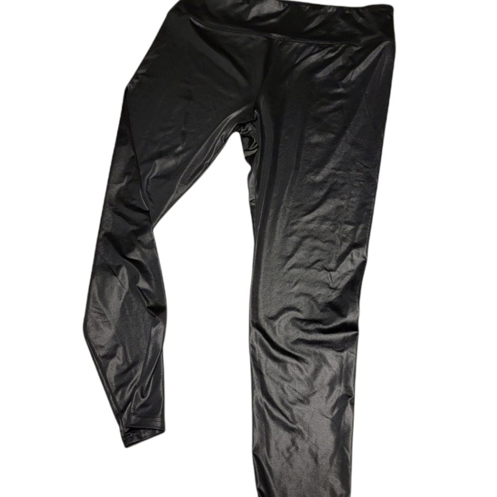 Faux leather leggings